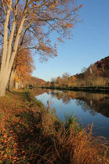 Der Rhein-Main-Donau Kanal bei Essing